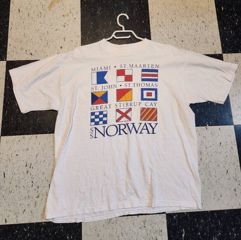 Vintage Single Stitch Norway Tee